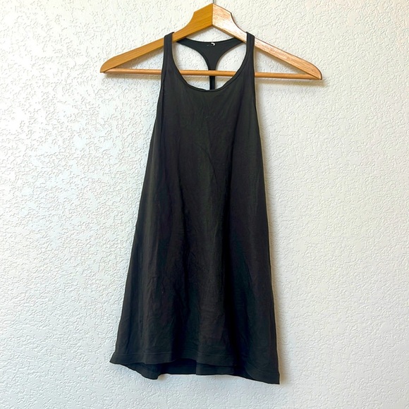 Lululemon Tank Top Razor Back Green size Medium 8 - Picture 1 of 8